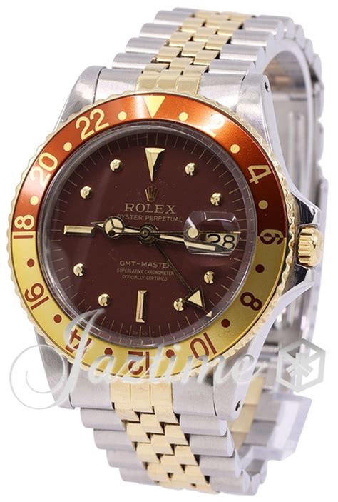 rolex 1675 root beer|rolex root beer for sale.